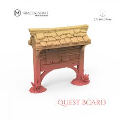 1000X1000-Gracewindale-quest-board.jpg STL file Quest board・3D print design to download