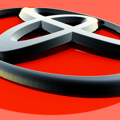 БЛЕНДЕР.3-зад.png Fichier STL Badge TOYOTA・Plan pour impression 3D à télécharger