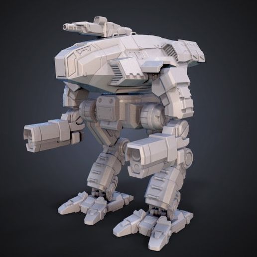 Free STL file FanArt Battletech Marauder 3D Model Assembly Kit・3D ...