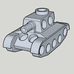 Airsoft Only Tank Type 7mm Cap Target.png Descargar archivo gratis Tipo de tanque Airsoft de sólo 7 mm de tapa Target • Diseño para impresión en 3D, Imura_Industries