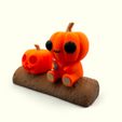 pp1.jpg Pumpkin Patch Pal Tea Light Pumpkin Scene
