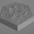 Std-Hex-Base-w_haz-Rubble.png Magnetic Battletech Hex Bases with Rubble Textured Top