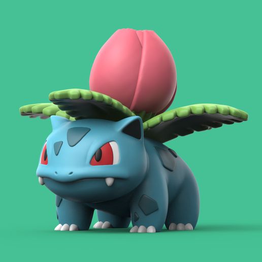 Ivysaur01.jpg POKEMON - EVOLUÇÃO DO BULBASAUR