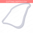 Bread_Slice~7.25in-cookiecutter-only2.png Bread Slice Cookie Cutter 7.25in / 18.4cm