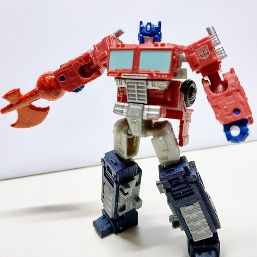 TRANSFORMERS WFC KINGDOM CORE CLASS OPTIMUS PRIME - Energon Axe 3D model