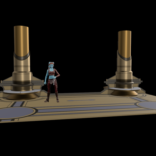 Star Wars Jedi Temple Great Hall for 3.75" and 6" figures