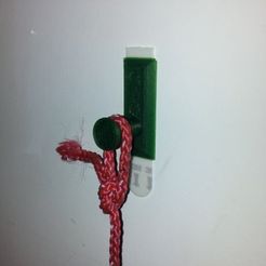 20130222_184549.jpg STL-Datei Peg Wall Hook for 3M strips kostenlos・3D-Drucker-Design zum herunterladen