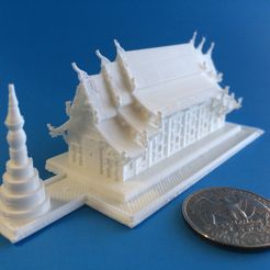 f99b5d918997e6650b70ca331e3362efab740d6c.jpg Free 3D file Teak Temple - Wat Pan Tao・3D printer design to download