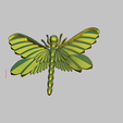 DRAGONFLY 1.png Dragonfly 3d Relief STL file