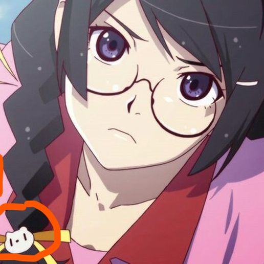 Tsubasa Hanekawa Braid Tie 3D model