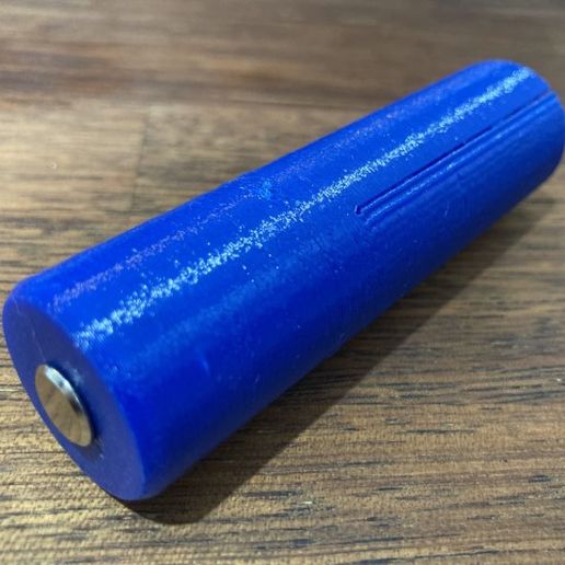 18650 battery adapter - flexible converter - replaces 2xC batteries 3D model