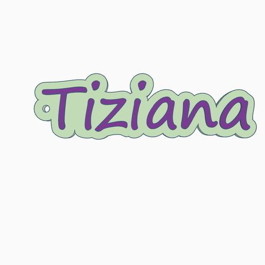 Tiziana key ring
