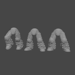 sschism_legs.jpg Descargar archivo 3D gratis Posiciones de piernas del patrón del cisma espacial・Modelo para la impresora 3D, LegioXIVguy