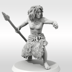 StoneAge-1-Token.png Archivo STL Figuras del juego de mesa del hombre prehistórico de la Edad de Piedra・Plan de impresora 3D para descargar, Biowz