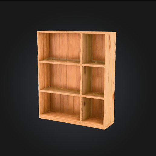 🎨 Bookshelf Prop・Free STL File for 3D printing・Cults