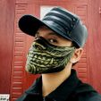 02.jpg Face Mask - Samurai Hannya Mask -Corona Mask for Halloween Cosplay