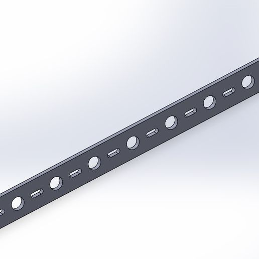 Junior mecano bar 9 holes - 3D model önizlemesi