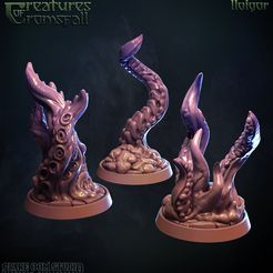 tentacles.jpg 3D file Tentacle minis・Model to download and 3D print