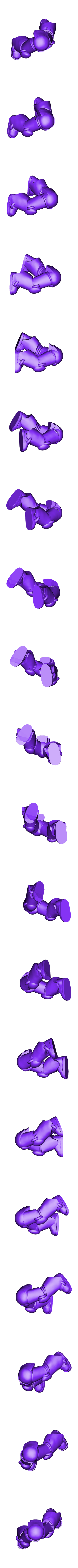 legs_1_mirror.stl 11 pairs of power armour legs - 28mm heroic