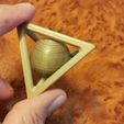 20161013_153227.jpg Archivo STL gratuito Tetrahedron y esfera cautivo.・Design para impresora 3D para descargar