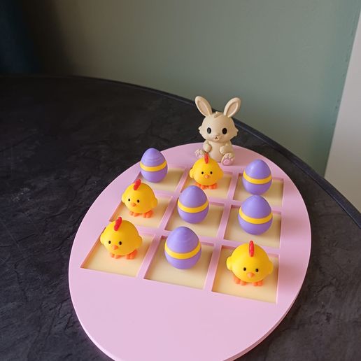 Easter Tic Tac Toe – Bunny, Chicks & Eggs Edition ( with commercial license)