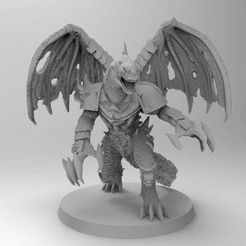 Front.jpg Descargar archivo STL gratis Kaiju Alpharius con garras de arrastre • Objeto imprimible en 3D, Gr4zhopeR