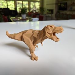 Low-poly t-rex
