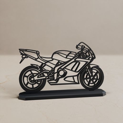 APRILIA RS 125 EXTREMA MODELL STAND DECOR
