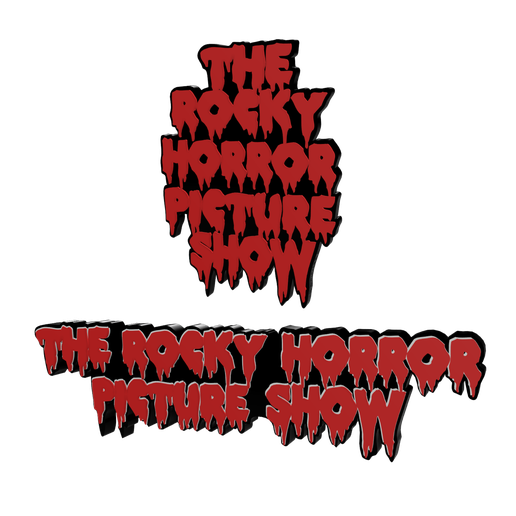 🖼️ 3D MULTICOLOR LOGO/SIGN - The Rocky Horror Picture Show