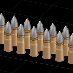 ammo-rack-shells.jpg Renault Ft 37mm Ammo Racks, rounds and empty shells