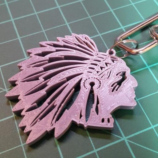 🔑 Indian character key chain・ STL File for ・Cults