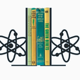 1.png Atom Icon Atomic Book Holder, Bookend