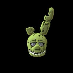 E1_Springtrap_Head.5171.jpg FNAF Springtrap Full Wearable Head for 3D Printing