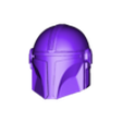Mandalorian.obj Mandalorian helmet for action figure