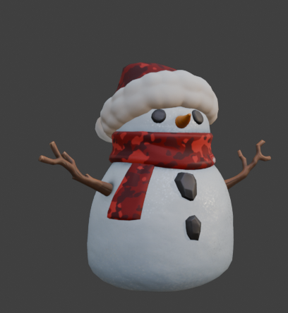 Captura-de-pantalla-2025-08-29-085121.png Cute Snowman with Scarf and Hat - Winter Decor 3D Print STL