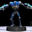 Pose-2.png 1:48 Scale Battle Droid Army - B2 Class - 3D Print Files