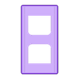 Hue_BuschReflex_1on2_B-2V_P-1VSD_Rev7.stl Philips Hue dimmer adapter Busch Jaeger