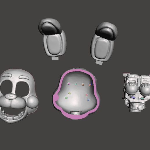 Capture-d'ecran-2025-12-03-154721.png Bonnie Toy Animatronic -Fan-Made-Multi-Part 3D Printable Model (FNAF Inspired)