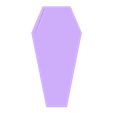 Coffin.stl Simple Mini D&D Coffin / Coffin with Cross