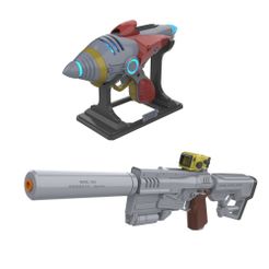 Collection_2000x2000.jpg 3D file Fallout Weapons Bundle - 2 Printable models - STL - Commercial Use・3D print design to download