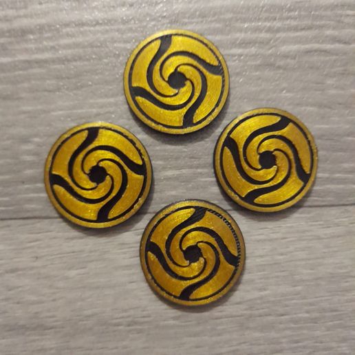 Jujutsu Kaisen Button Pin 3D model