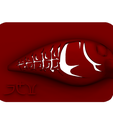 craw-21a.png Lure Stencil - Original Wiggle Wart (CR21)