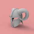 2.1776.jpg Horned Raider Viking Helmet
