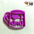 Captura-de-pantalla-2023-05-17-131051.png Father's day cutter / cortador I love dad / I love dad cookie cutter / father's day cookie cutter