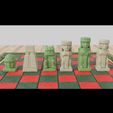 untitled.jpg Aztec Olmec Chess pieces with Board 3D print model