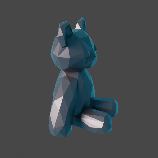 low6.png ursinho de peluche em baixo poli