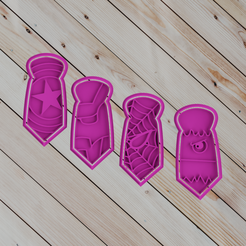 3.png STL file COOKIE CUTTER avengers bow tie・3D printable model to download