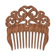 Hair-comb-13-v6-00.jpg FRENCH PLEAT HAIR COMB Multi purpose Female Style Braiding Tool hair styling roller braid accessories for girl headdress weaving fbh-13 3d print cnc