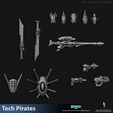 TechPirate_Hunters_Weapons_Heads.png Hunters - Tech Pirates - 28mm