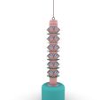 LIGHT-VERS-220-SAMPLE-3.jpg HYDROPONIC 220L TOWER SYSTEM - WATER SPLASH FREE - PERFECT INDOOR SYSTEM - LIGHT VERSION - MINIMUM 220X220X220 PRINT VOLUME